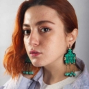 TURQUOISE TEARS BALOCHI EARRINGS