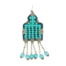 TURQUOISE TEARS BALOCHI EARRINGS