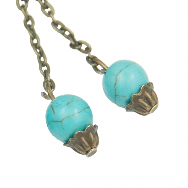 Turquoise Tears Balochi Earrings