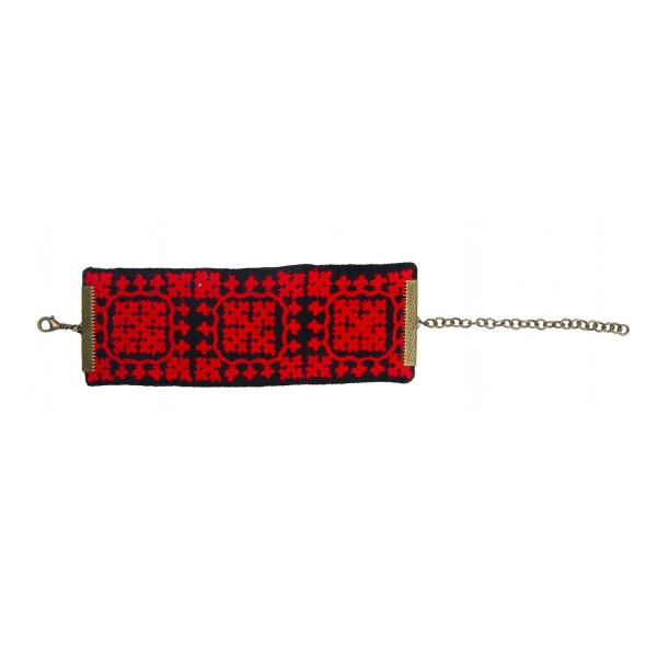 Red Tear Balochi Jewelry Set