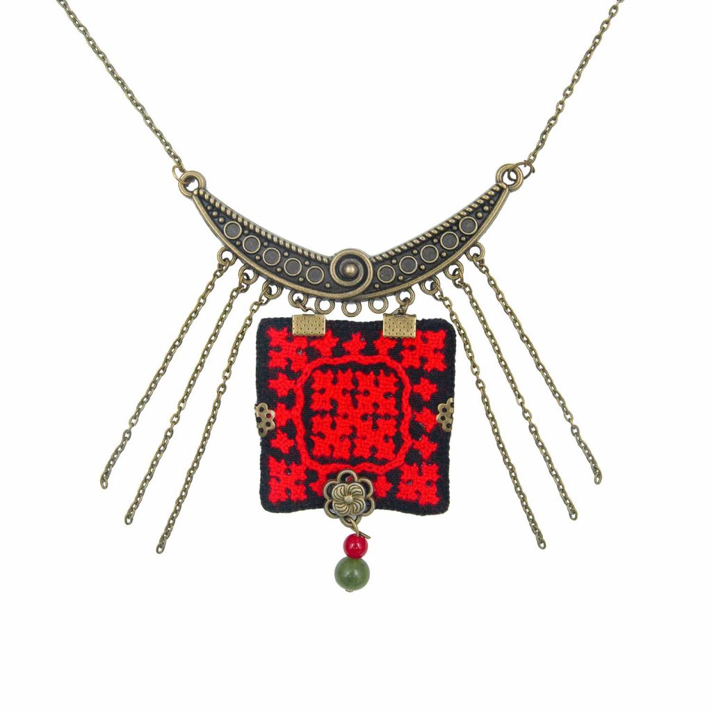 Red Tear Balochi Jewelry Set gift