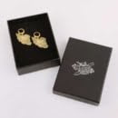 Iran Map Brass Earrings