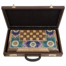 KHATAM BACKGAMMON AND CHESS SET - TAZHIB