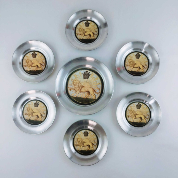 Lion and Sun Plate Set