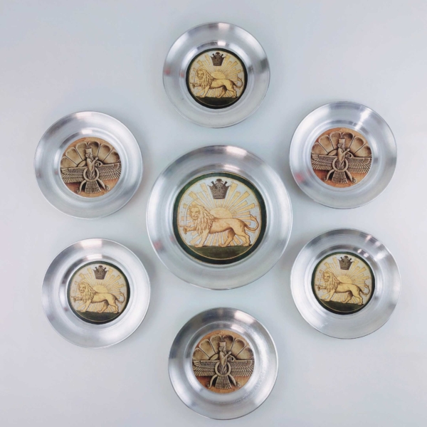 Lion and Sun Plate Set