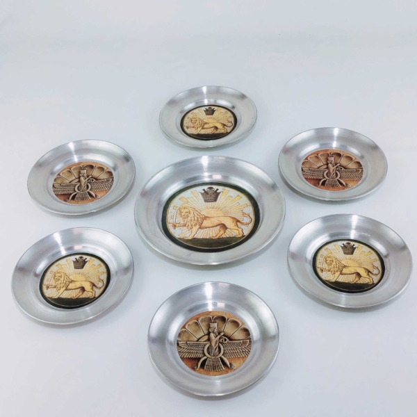 Lion and Sun Plate Set
