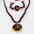 LOVE NECKLACE AND BRACELET SET