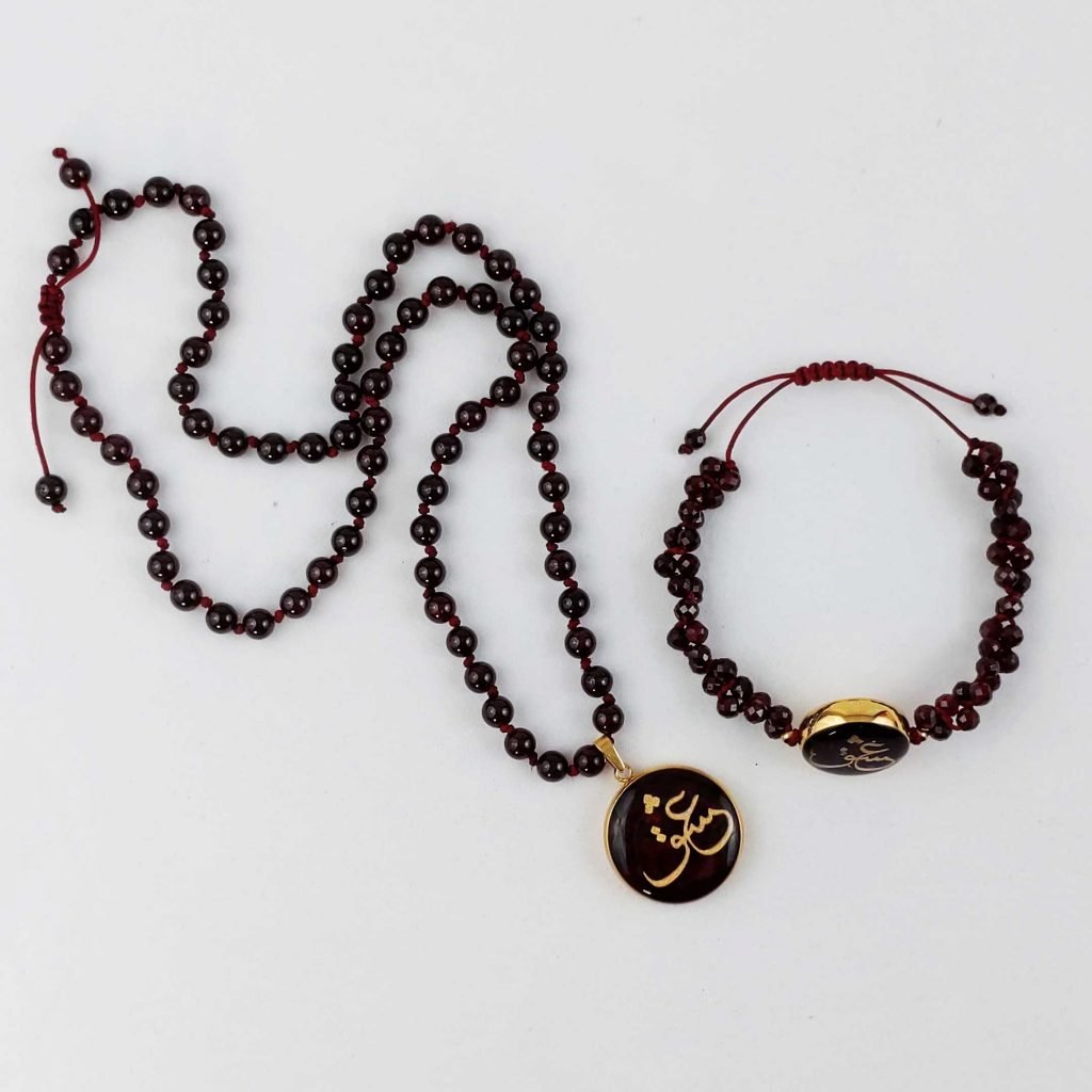 LOVE NECKLACE AND BRACELET SET