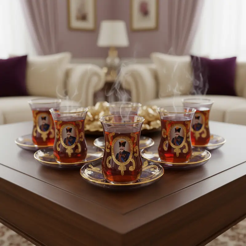 Lazuli Teacup and Saucer Set