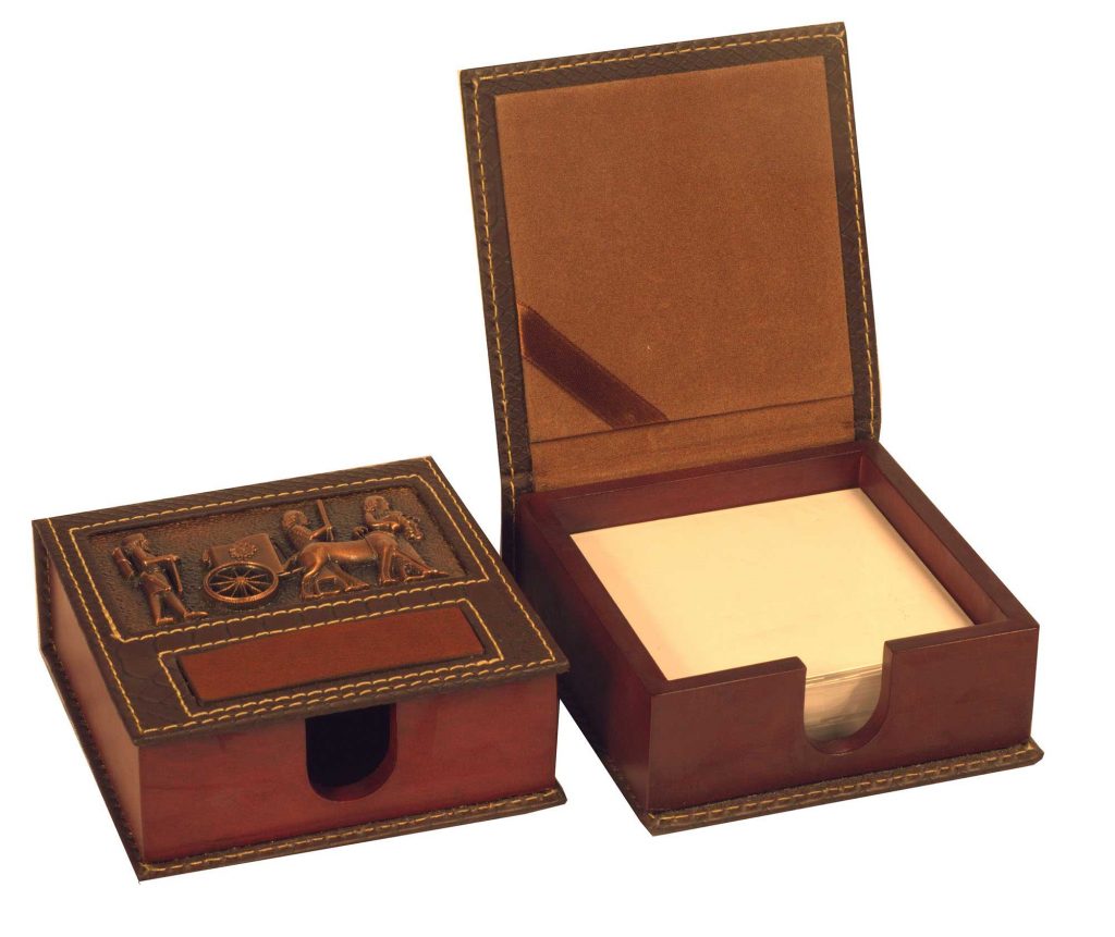 Leather & Copper Note Deck Box