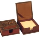 Leather & Copper Note Deck Box