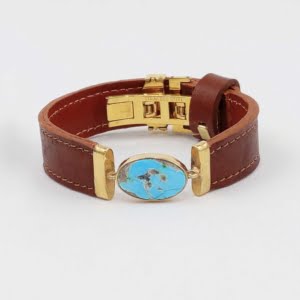 Leather and Silver Bracelets