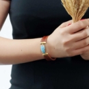 Leather and Silver Bracelets