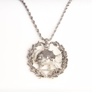 Lion and Sun Necklace – Silver