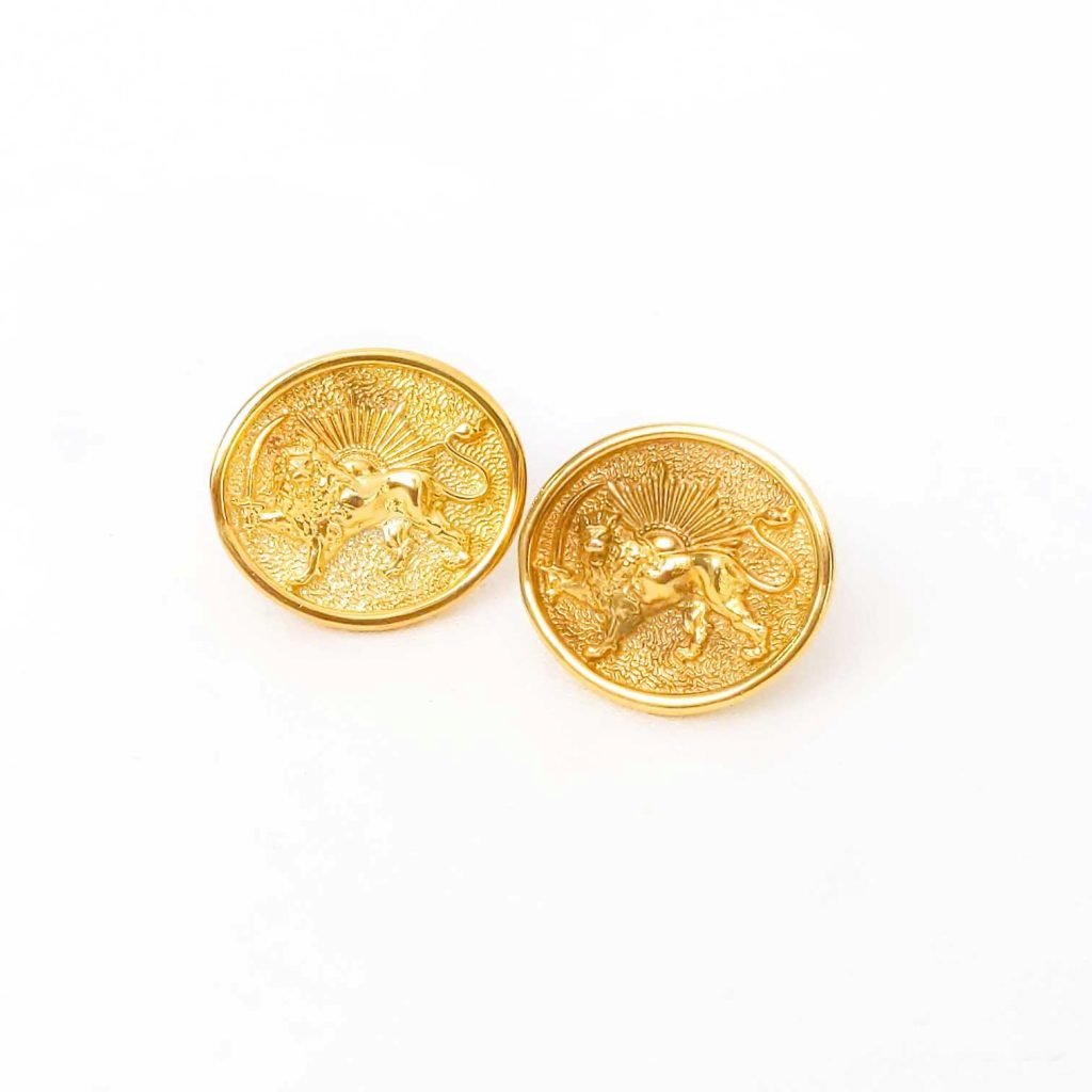 Lion & sun Cuff-links