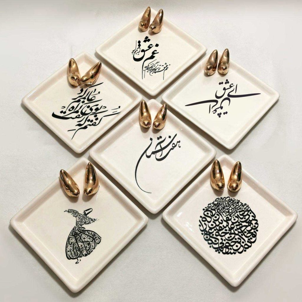 MINA BIRDS CERAMIC PLATE