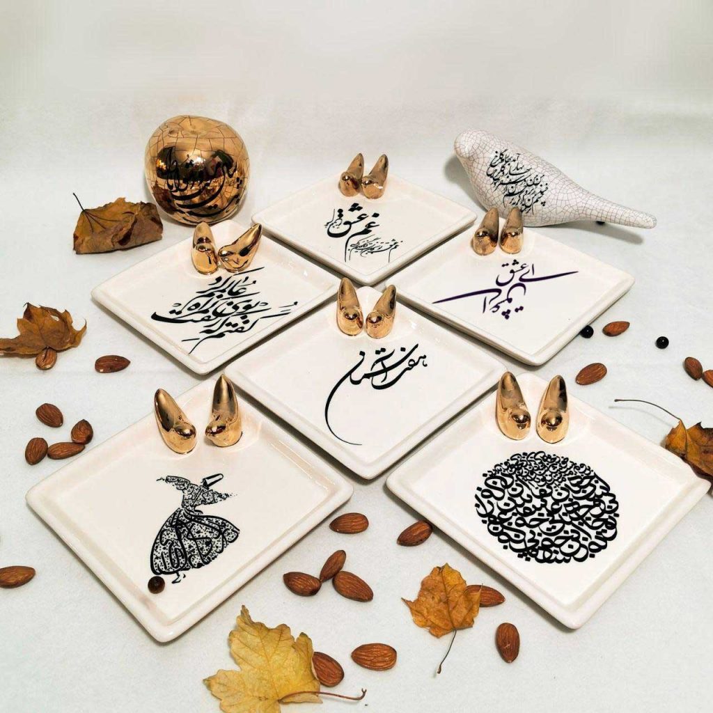 MINA BIRDS CERAMIC PLATE