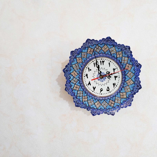 Minakari Clock 25cm