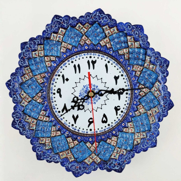 Minakari Clock 25cm