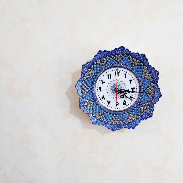 Minakari Clock 25cm