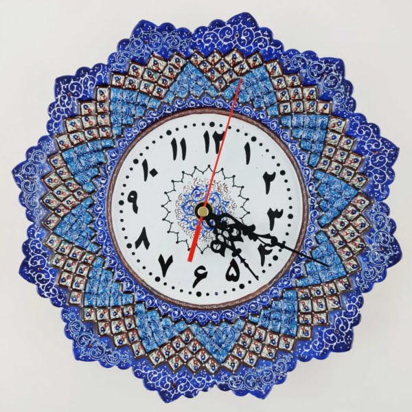 Minakari Clock 25cm