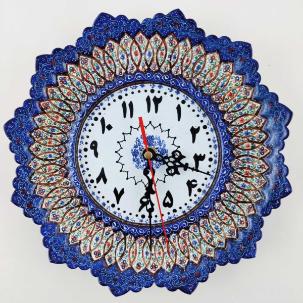 Minakari Clock 25cm