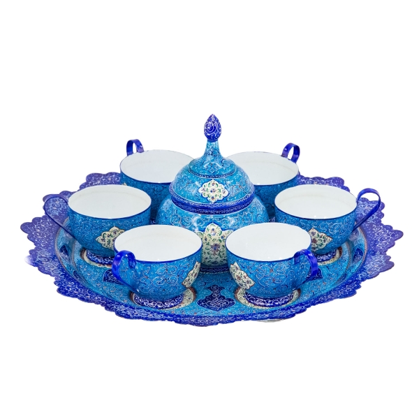 Minakari Galesh Tea Set for Six