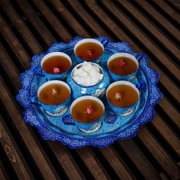 Minakari Galesh Tea Set for Six