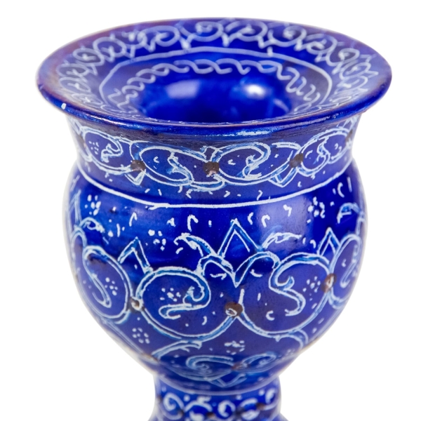 Minakari Persian Mirror and Candle Holder Set
