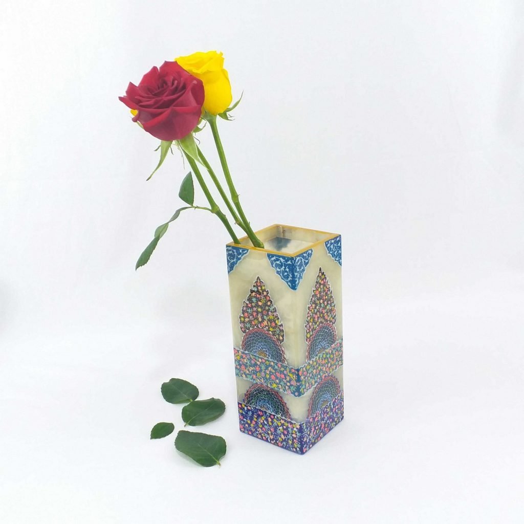 Marble Vase - crafted for elegant flower bouquets or tabletop display