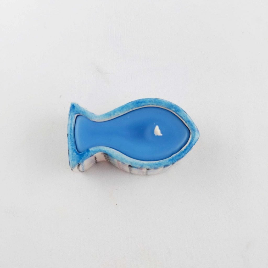 Nowruz Candles with Ceramic Candle Holder