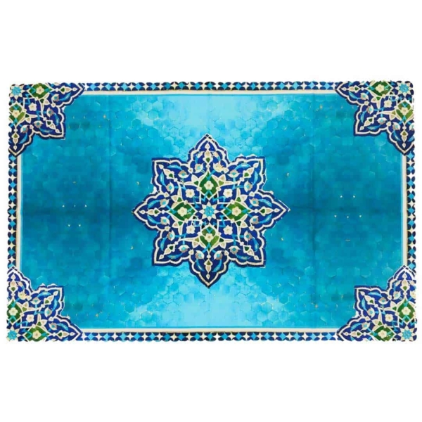 Persian Blue Tiles Rectangle Tablecloth 1 x 1.5m