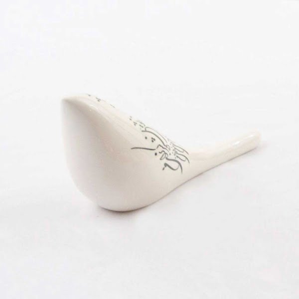 Persian Calligraphy Ceramic Bird