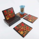 PERSIAN FLORAL COASTERS SET