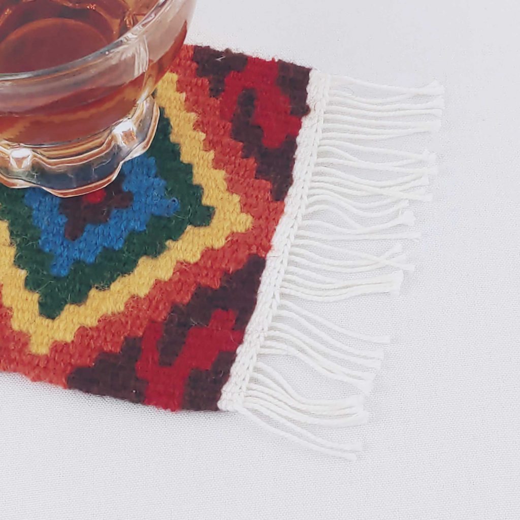 PERSIAN KILIM COASTERS SET OF 3