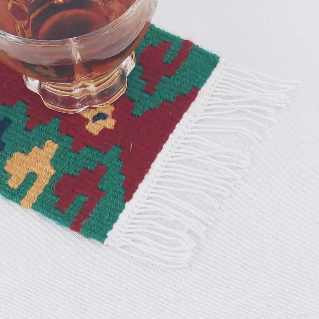 PERSIAN KILIM COASTERS SET OF 3