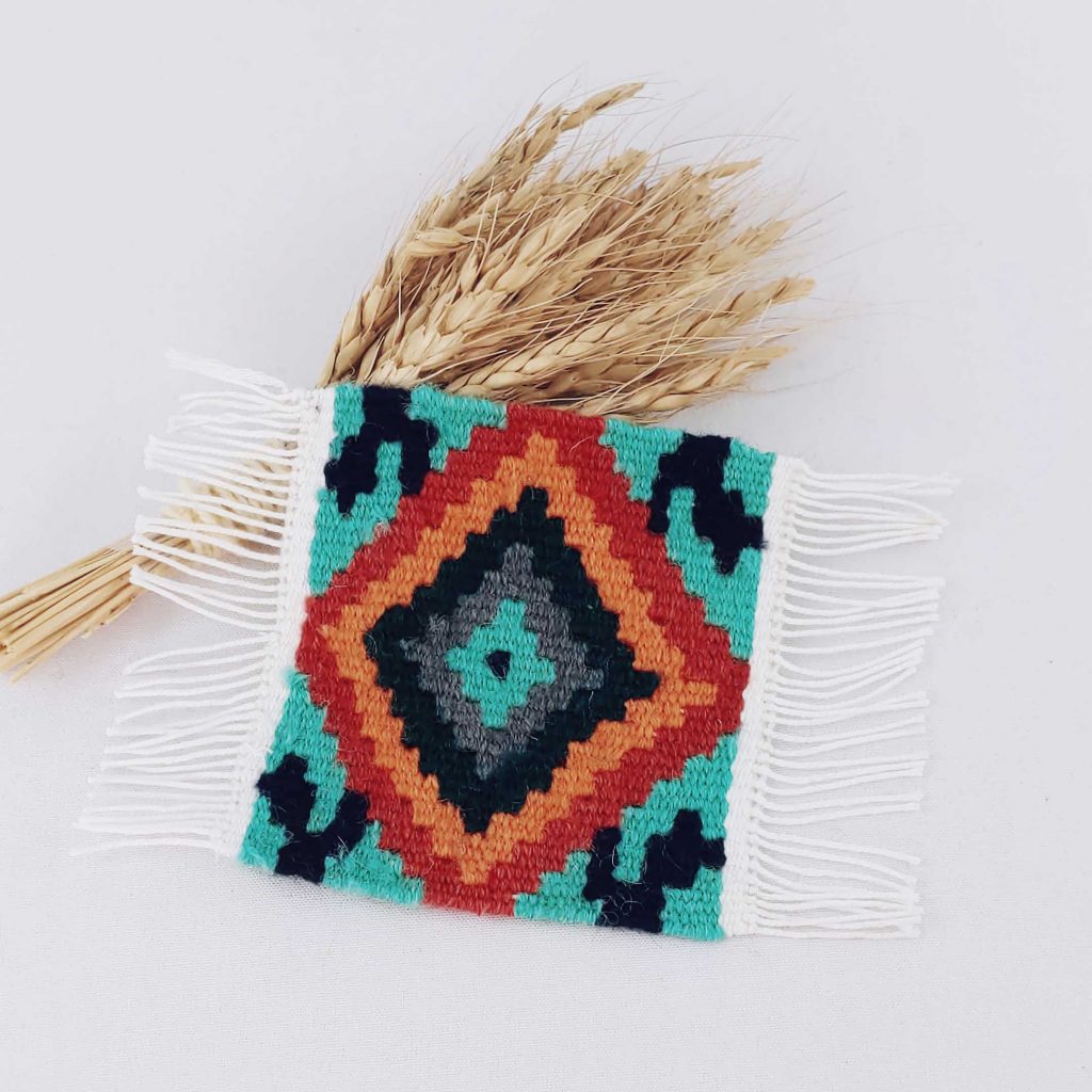PERSIAN KILIM COASTERS SET OF 3
