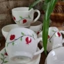POMEGRANATE CERAMIC TEA CUP
