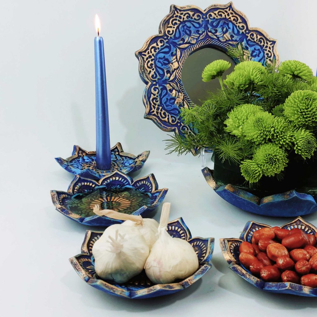 POTTERY SUN HAFT SEEN SET