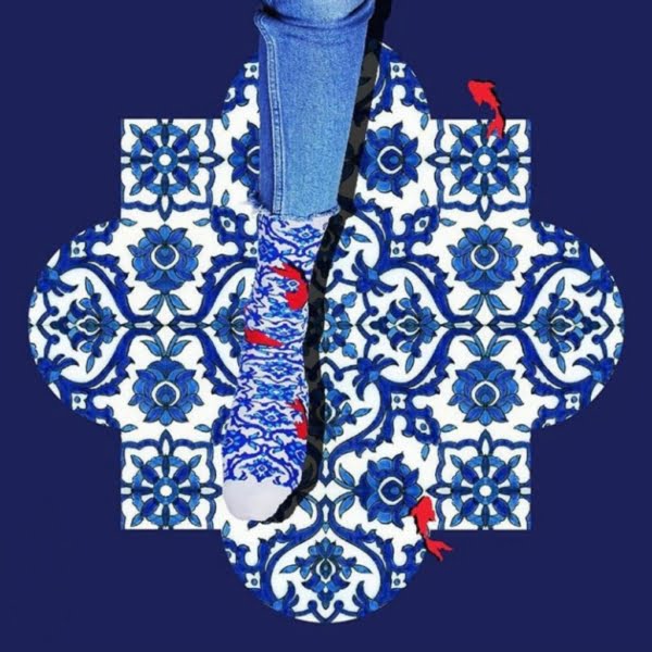 PERSIAN TILE, COTTON SOCKS