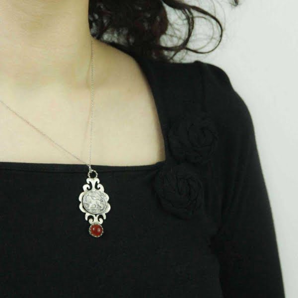 Pahlavi Coin Necklace