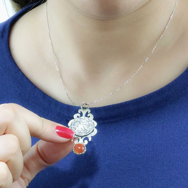 Pahlavi Coin Necklace