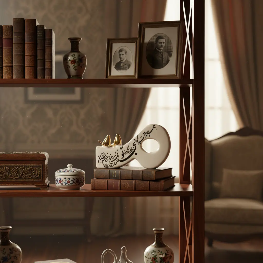 Persian Ceramic Letter M