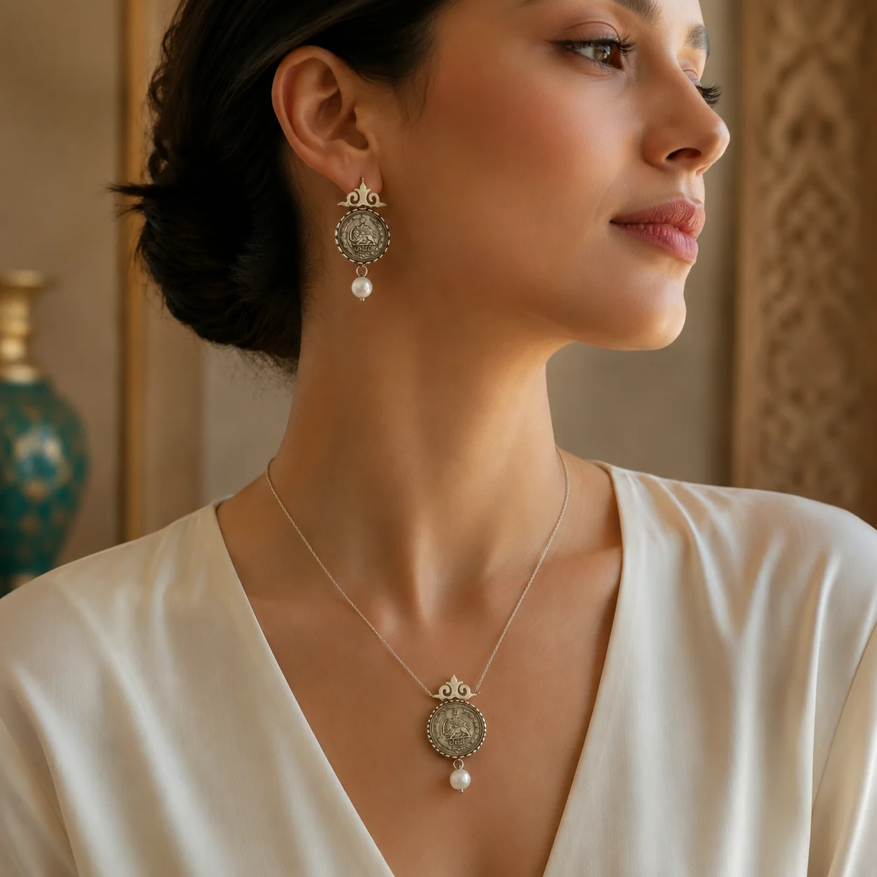 Persian Coins Jewelry Set