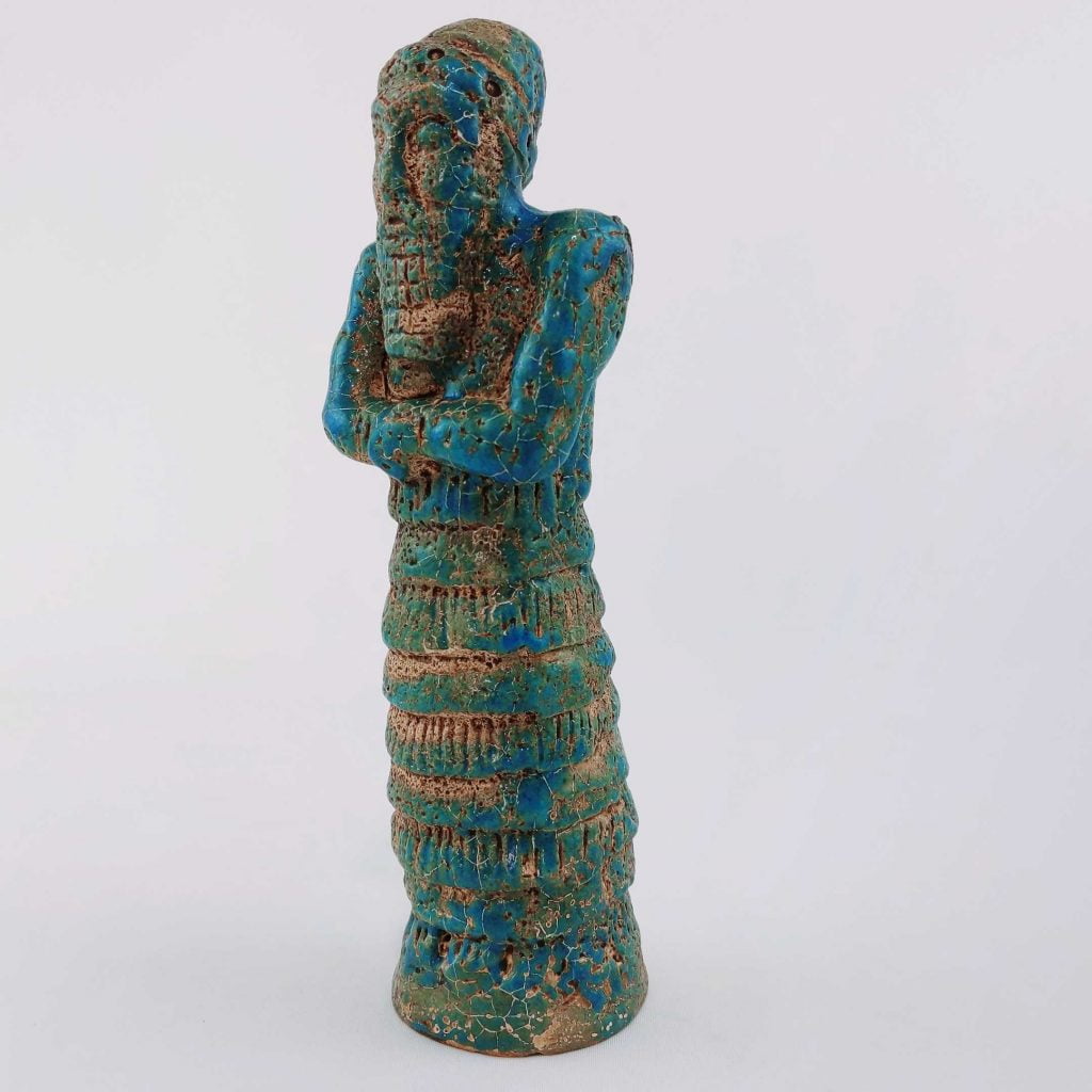 Persian Immortals Pottery Sculpture