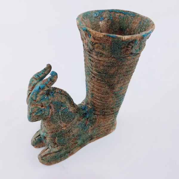 Persian Lion Rhyton Lion Cup