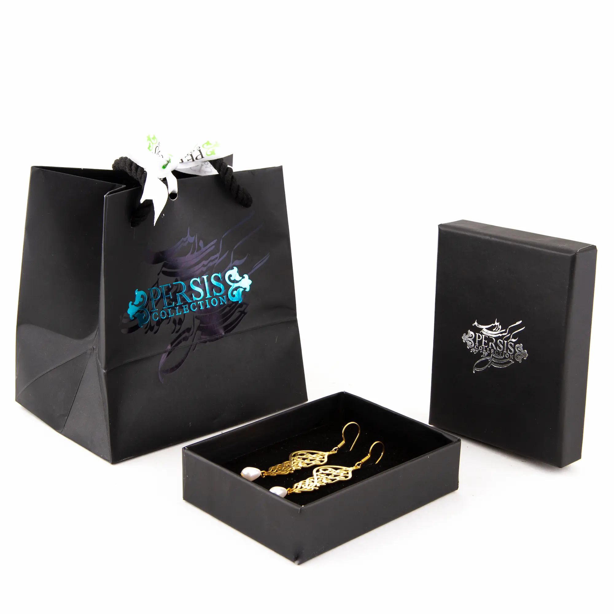 Persian Poetry Earrings