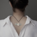 Persian Turquoise Farvahar Necklace