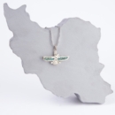 Persian Turquoise Farvahar Necklace