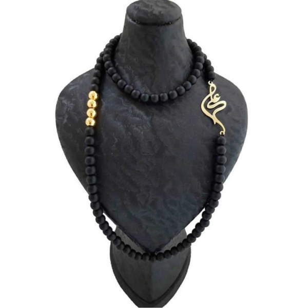 Custom Name Onyx Stone Necklace